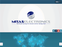 Tablet Screenshot of mitaselectronics.com